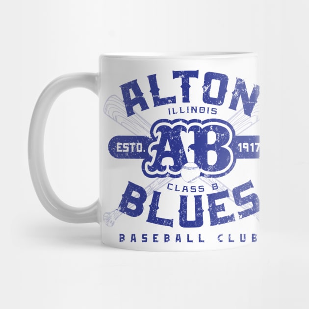 Alton Blues Baseball by MindsparkCreative